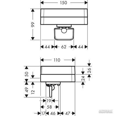 Будкрам купити Axor Universal Дозатор д/рідкого мила Axor Universal Дозатор д/рідкого мила 2