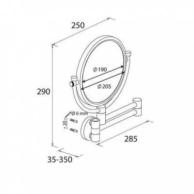 Будкрам купить Venus Косметическое зеркало, 5х кратное увеличение Venus Косметическое зеркало, 5х кратное увеличение 2