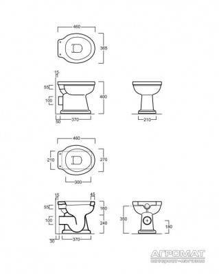 Будкрам купить LO 911 Londra Унитаз напольный LO 911 Londra Унитаз напольный 3