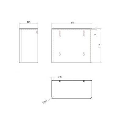 Будкрам купити Відро д/сміття 7л, хром мат. Відро д/сміття 7л, хром мат. 2
