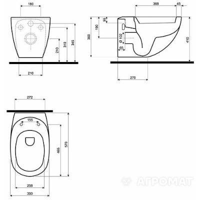 Будкрам купити EGO Унітаз підвісний EGO Унітаз підвісний 3
