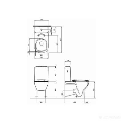 Будкрам купити STYLE Компакт rimfree, бачок 6/3л STYLE Компакт rimfree, бачок 6/3л 2