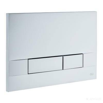 Будкрам купити NARROW/NARROW OLIPURE Клавіша подвійного змиву, матовий хром