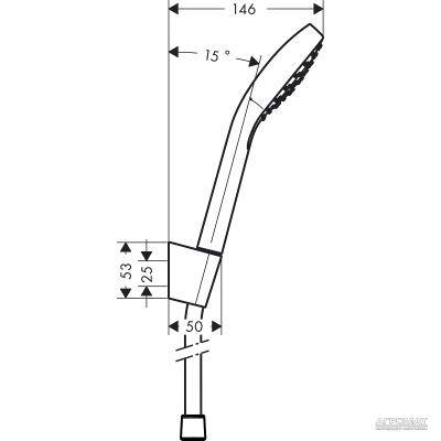 Будкрам купити Croma Select S 1jet/Porter'S Душовий набір Croma Select S 1jet/Porter'S Душовий набір 2