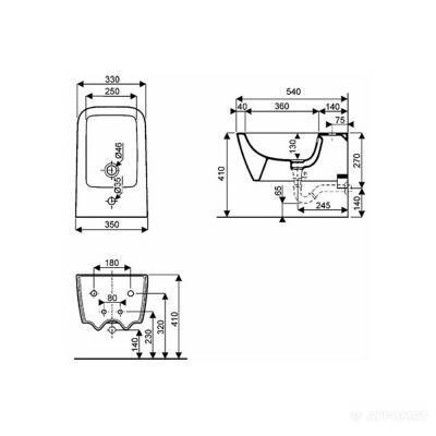 Будкрам купити Life підвісне біде, покриття reflex Life підвісне біде, покриття reflex 2