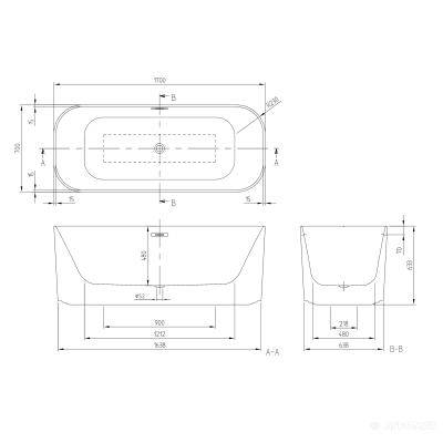 Будкрам купити FINION Ванна з підсвіткою 1700х700, фурнітура-хром FINION Ванна з підсвіткою 1700х700, фурнітура-хром 2