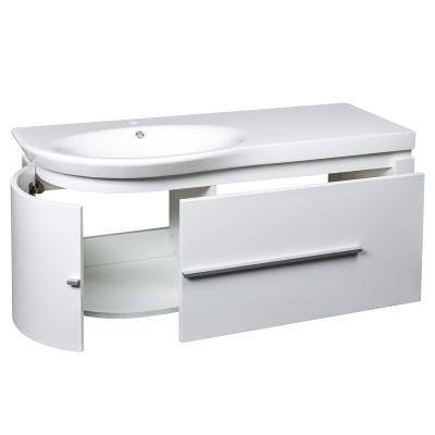 Будкрам купить FLY Тумба 120 с раковиной, белый глянцевый цвет  FLY Тумба 120 с раковиной, белый глянцевый цвет  3