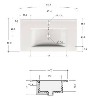 Будкрам купити EUROPA 80 Тумба з раковиною, колір - білий (2пак) EUROPA 80 Тумба з раковиною, колір - білий (2пак) 4