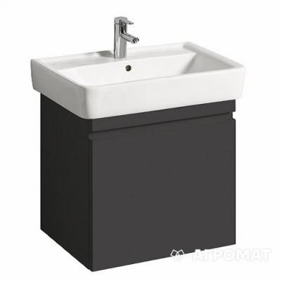 Будкрам купить Renova Nr. 1 Plan Шкафчик под умывальник 576 x 438 x 586 мм, 1 выдвижной ящик, 1 внутренний ящик, темно-серый матовый