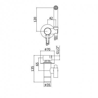 Будкрам купить TWEET ROUND MIX Tondo Набор гигиенического душа, белый матовый TWEET ROUND MIX Tondo Набор гигиенического душа, белый матовый 3