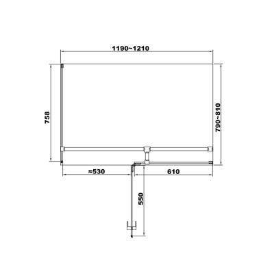 Будкрам купити UP Кабіна душова, прямокутна, права, розпашна, колір - хром, 120x80, без піддона, скло прозоре UP Кабіна душова, прямокутна, права, розпашна, колір - хром, 120x80, без піддона, скло прозоре 2