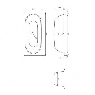 Будкрам купить BetteStarlet Ванна 1700x750, белый BetteStarlet Ванна 1700x750, белый 3