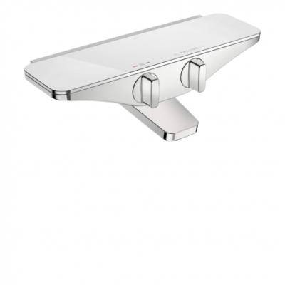 Будкрам купить ESTETA Смеситель для ванны/душа, термостатический, хром/белый