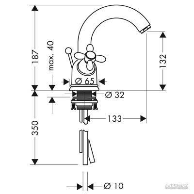 Будкрам купити Carlton Змішувач д/раковини Carlton Змішувач д/раковини 2