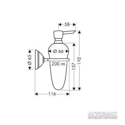 Будкрам купити Carlton Дозатор д/рідкого мила Carlton Дозатор д/рідкого мила 2