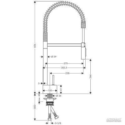 Будкрам купити Starck Semi-Pro Змішувач д/кухні Starck Semi-Pro Змішувач д/кухні 2