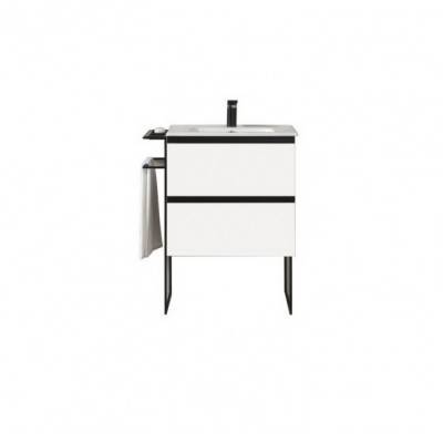 Будкрам купить STRUCTURE Тумба 60см, белая держатель полотенец 10см 