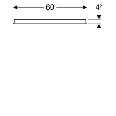 Будкрам купити Option Дзеркало 60 см, з подвійною підсвіткою по вертикалі Option Дзеркало 60 см, з подвійною підсвіткою по вертикалі 5
