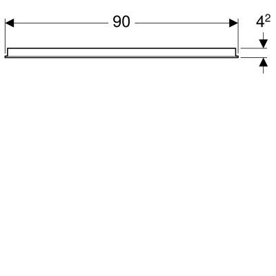 Будкрам купити Option Дзеркало 90 см, з подвійною підсвіткою по вертикалі Option Дзеркало 90 см, з подвійною підсвіткою по вертикалі 5