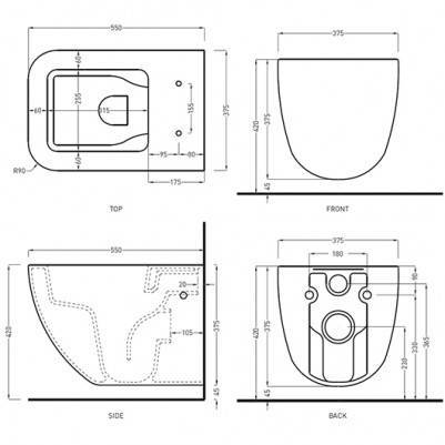 Будкрам купити Shui comfort унітаз підвісний безобідковий-RIMLESS (4,5л) KeepClean, білий Shui comfort унітаз підвісний безобідковий-RIMLESS (4,5л) KeepClean, білий 2