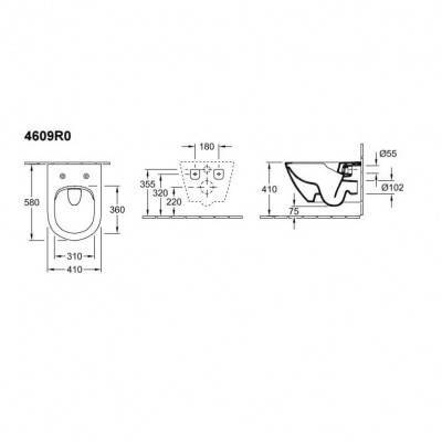 Будкрам купити SUBWAY 2.0 Унітаз підвісний COMFORT SUBWAY 2.0 Унітаз підвісний COMFORT 2