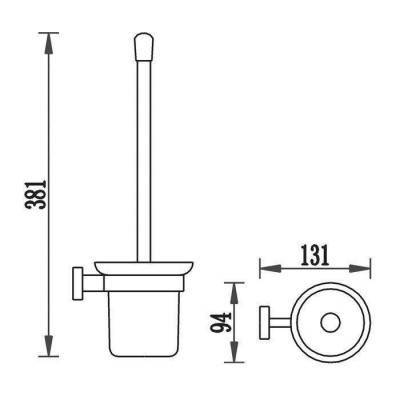 Будкрам купить TERRA Щетка для унитаза TERRA Щетка для унитаза 2