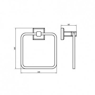 Будкрам купити LEONARDO Тримач-кільце д/рушника LEONARDO Тримач-кільце д/рушника 2