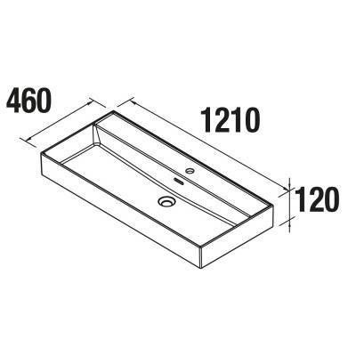 Будкрам купить VENETO Мебельная раковина 121 см, с 1 отверстием под смешаных параз., с переливом, цвет белый глянец VENETO Мебельная раковина 121 см, с 1 отверстием под смешаных параз., с переливом, цвет белый глянец 4