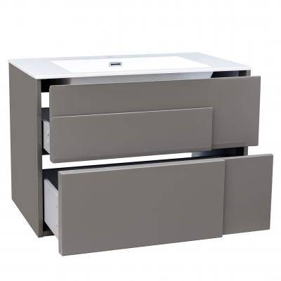 Будкрам купить CITY Тумба 80 с раковиной, серый цвет  CITY Тумба 80 с раковиной, серый цвет  3