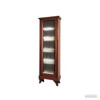 Будкрам купить MARRIOT Пенал со стеклянными дверцами, Античная Вишня