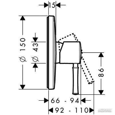 Будкрам купити Talis Classic Зовнішня частина змішувача д/душа Talis Classic Зовнішня частина змішувача д/душа 2