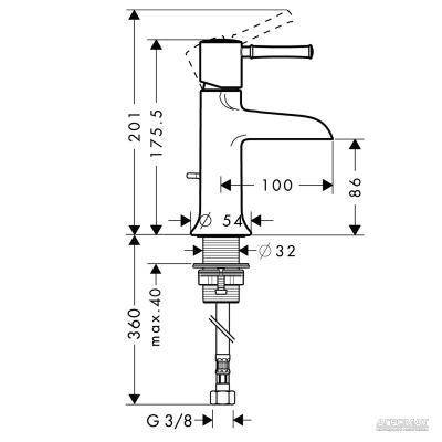 Будкрам купити Talis Classic Natural Змішувач д/раковини Talis Classic Natural Змішувач д/раковини 2