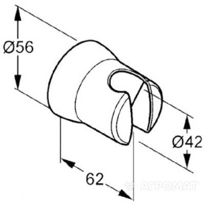 Будкрам купити Sirena Тримач ручного душа Sirena Тримач ручного душа 2