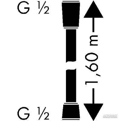 Будкрам купити Isiflex Душовий шланг-1,6м Isiflex Душовий шланг-1,6м 2