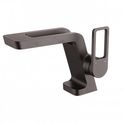 Будкрам купить LINEA Смеситель для раковины, черный матовый