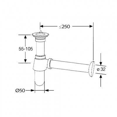 Будкрам купить Сифон для раковины Сифон для раковины 2