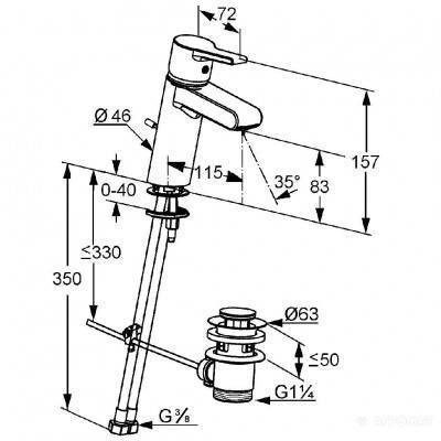 Будкрам купити O-Cean Змішувач д/раковини O-Cean Змішувач д/раковини 3