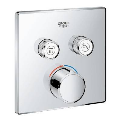 Будкрам купити  SmartControl Зовнішня частина змішувача для душу на 2 виходи  SmartControl Зовнішня частина змішувача для душу на 2 виходи 1_small