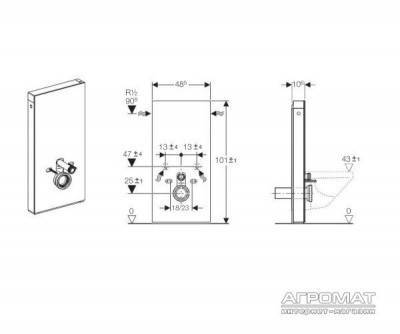 Будкрам купити Monolith Модуль д/підв. унітазу, підключення знизу, біле скло Monolith Модуль д/підв. унітазу, підключення знизу, біле скло 2