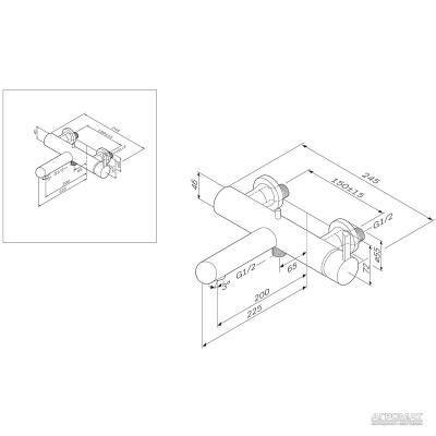 Будкрам купити AWE Змішувач д/ванни/душу AWE Змішувач д/ванни/душу 2