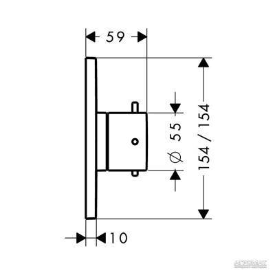 Будкрам купити Starck X Зовнішня частина вентиля Starck X Зовнішня частина вентиля 2