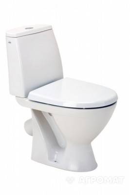 Будкрам купити RUNA Унітаз-компакт, косий вип., з  дюропл. сидінням та арм.дворежимною (білий)