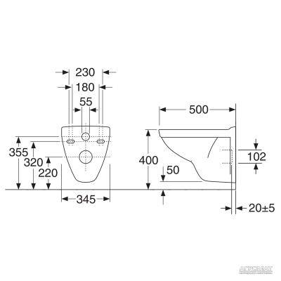 Будкрам купить 5530 NAUTIC Унитаз подвесной 5530 NAUTIC Унитаз подвесной 2
