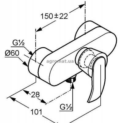 Будкрам купить JOOP! Смеситель для душа JOOP! Смеситель для душа 2