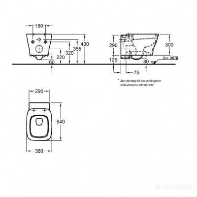 Будкрам купить Silk Унитаз подвесной, 6л, 540мм белый Silk Унитаз подвесной, 6л, 540мм белый 2