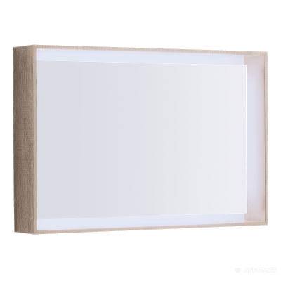 Будкрам купить Citterio Зеркало с подсветкой 884х584х140мм, структура рамки: светлый дуб