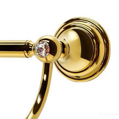 Будкрам купить CLASSIC GOLD Полотенцедержатель двойной 60см, золото, Swarovski CLASSIC GOLD Полотенцедержатель двойной 60см, золото, Swarovski 2