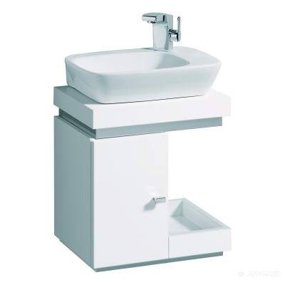 Будкрам купить Silk Шкафчик под умывальник 400х440х290мм, белый глянец