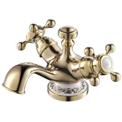 Будкрам купить Charlestone Ceramic Смеситель для раковины, золото