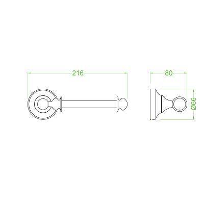 Будкрам купить Charlestone Ceramic Держатель тул. бумаги без крышки, золото Charlestone Ceramic Держатель тул. бумаги без крышки, золото 2